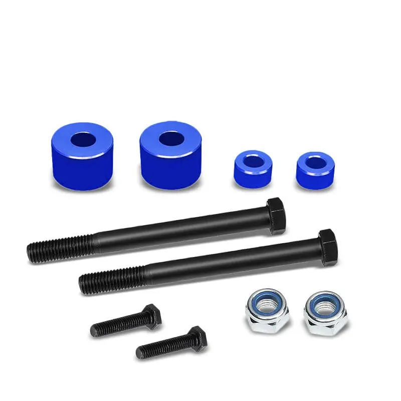 Blue 1" Drop Aluminum Front Differential Drop Spacers Kit For 07-17 Tundra 4Wd 1