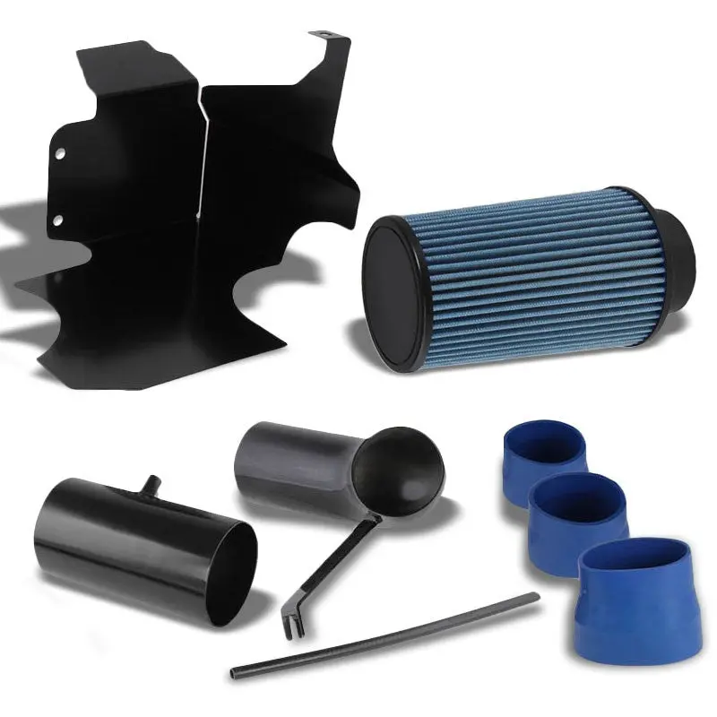 Black Cold Air Intake+Heat Shield For 00-05 Excursion/F250-550 Superduty V10 1