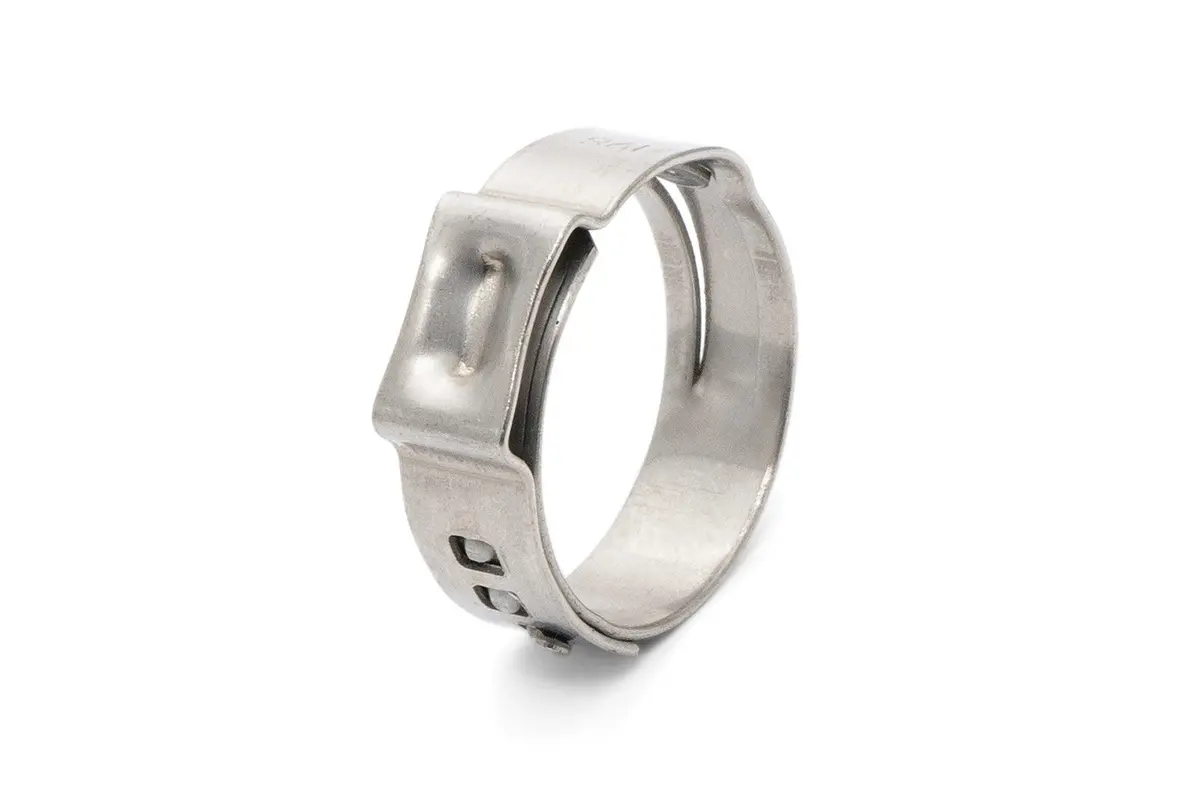 Hps 304 Stainless Steel Oetiker Style Ear Hose Clamps 10Pcs Fit Range 7.3-9Mm, 5Mm Band Width 2