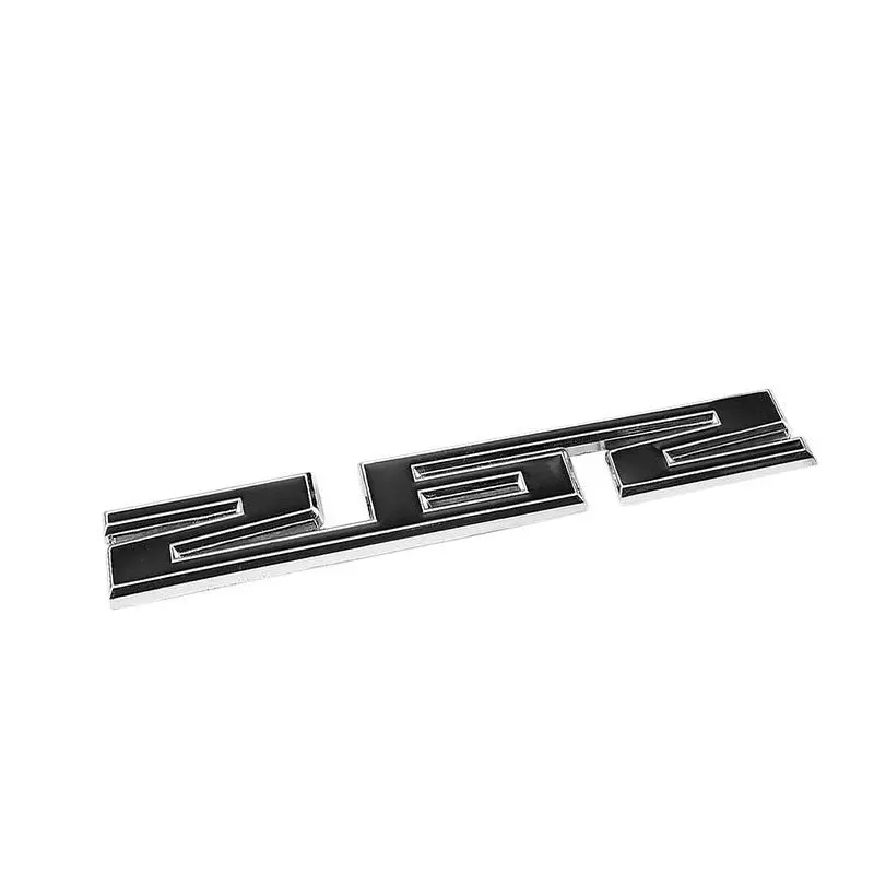 Black/Chrome 262 Cu Sign Logo Engine Badge Emblem Polished Decal Plate 3M Tape 1