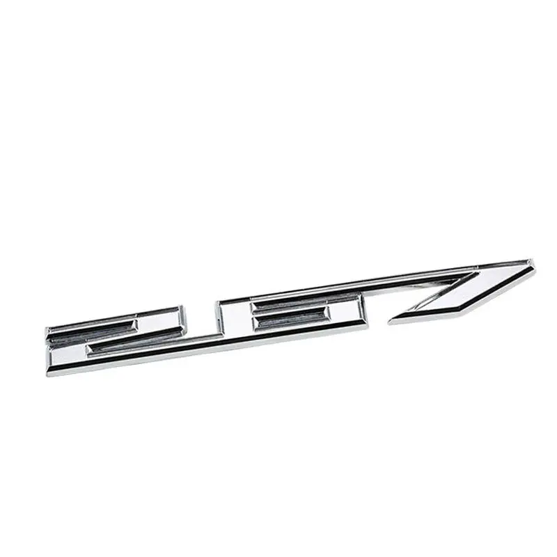 Chrome 267 Symbol Sign Car Engine Logo Badge Emblem Polished Decal Plate 3M Tape 1