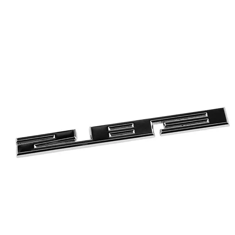 Black/Chrome 283 Cu Sign Logo Engine Badge Emblem Decal Plate 3M Sticker 1