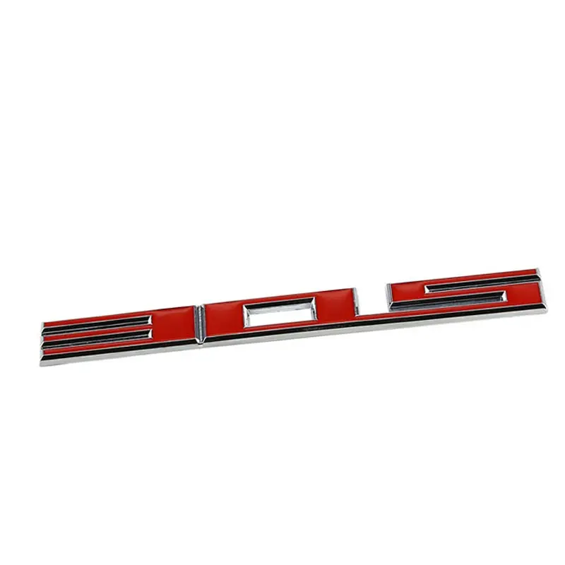 Red/Chrome 305 Logo Racing Sport Car Badge Emblem Polished Decal Plate 1