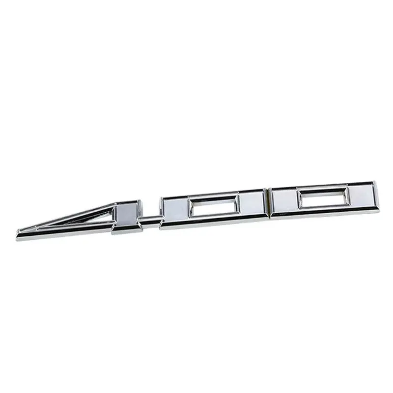 Chrome 400 Trim Symbol Sign Car Logo Badge Emblem Polished Decal Plate 3M 1