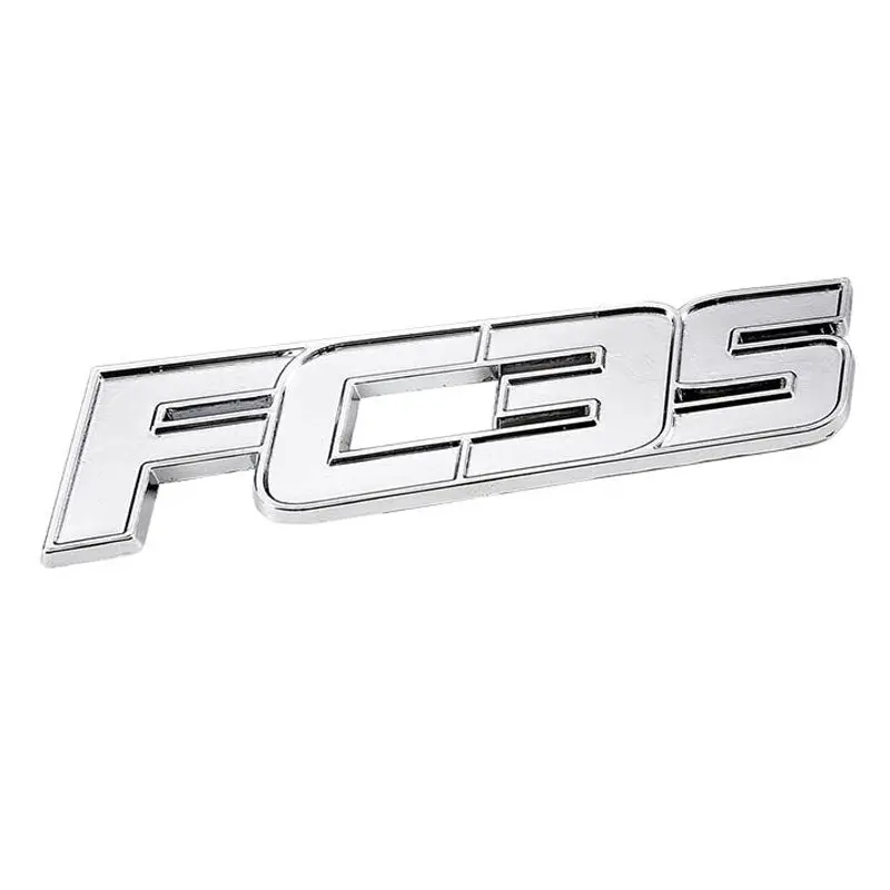Chrome Fc3s Trim Logo Name Sign Trunk Badge Emblem Metal Decal 3M Sticker 1