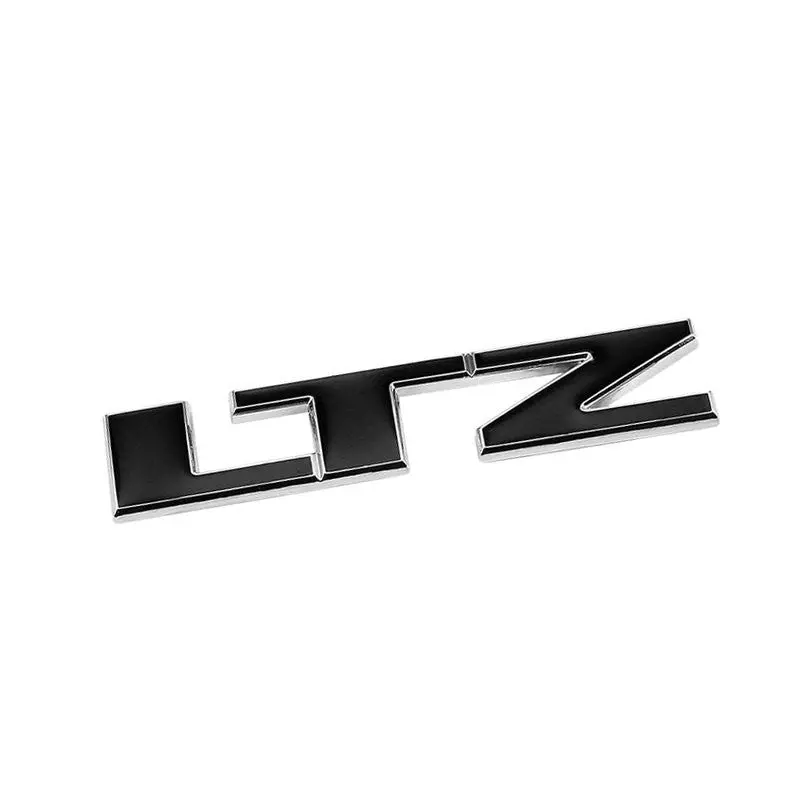 Black Ltz Letter Logo Sign Pickup Badge Emblem Metal Plate Decal 3M Sticker 1