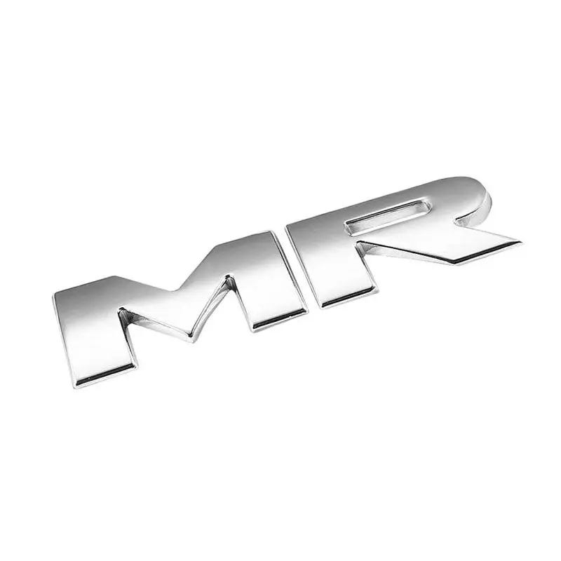 Chrome Mr Name Symbol Sign Decal Trunk Logo Badge Emblem Metal Polished 3M 1