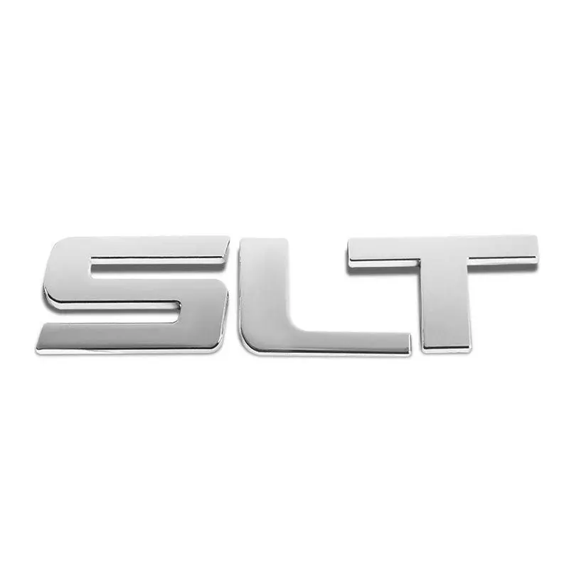 Chrome Slt Lettering Sign Logo Auto Sport Trunk Text Badge Emblem Decal 1