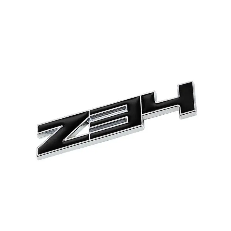 Black/Chrome Z34 Number Logo Sport Engine Badge Emblem Decal Plate 3M Sticker 1