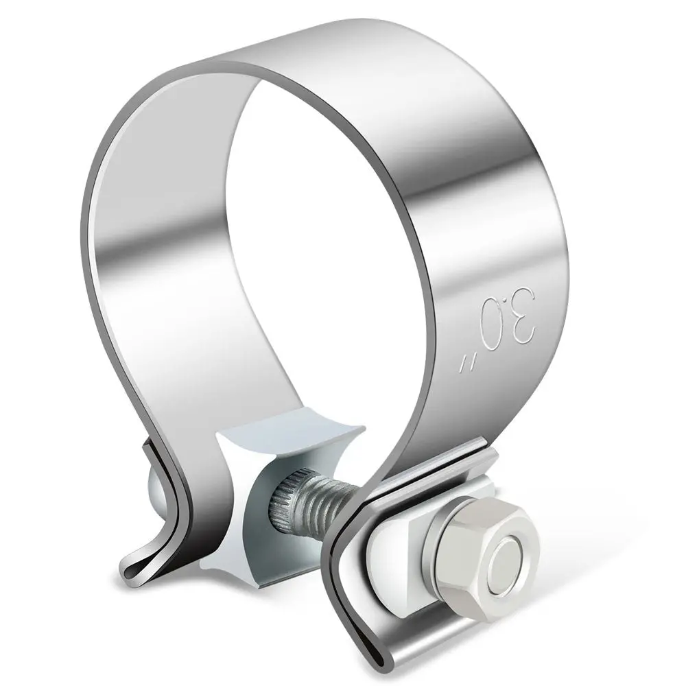 1X Bfc 3.00" Clamp-On Narrow Band Style Exhaust Muffler Pipe Clamp 1