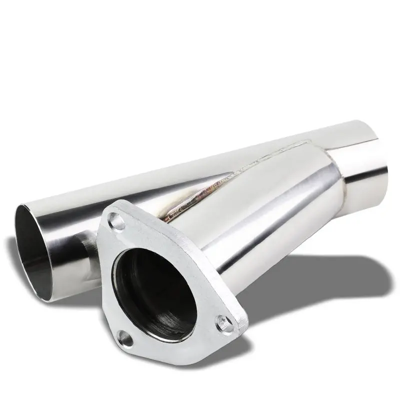 3.00" Od-3.00" Od 16 Guage Ss 3-Bolt Racing Exhaust Cutout For Y-Pipe Catback 1