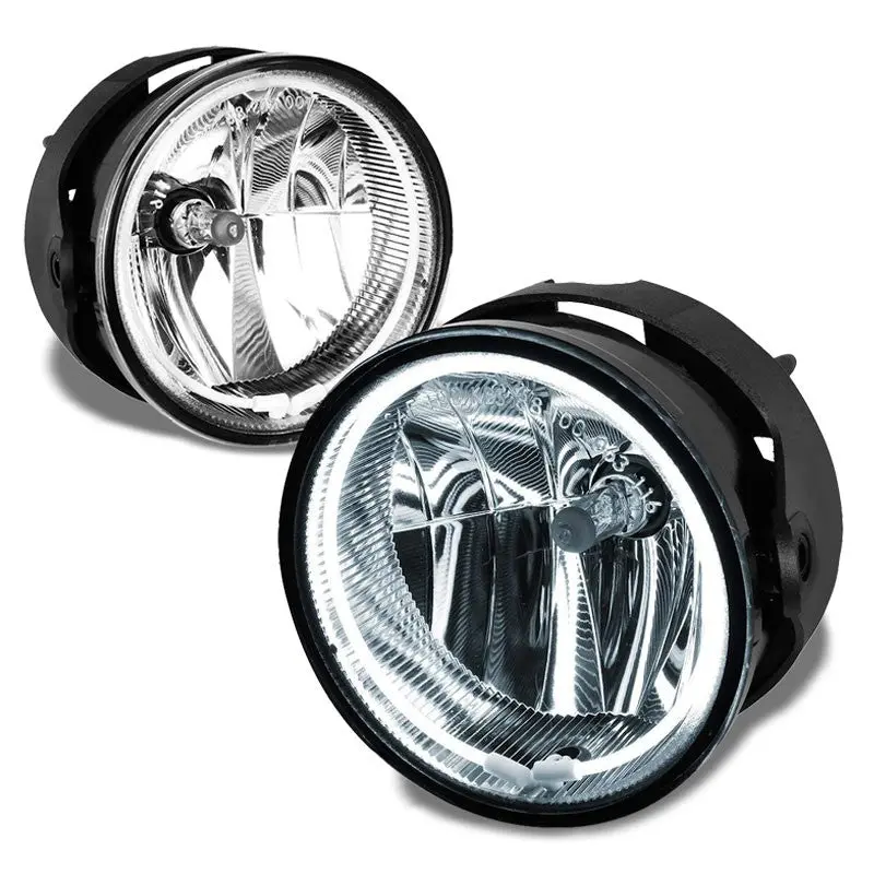 Front Bumper Driving Fog Light Lamp+Halo Ring Ccfl+Bulbs Clear For 08-11 Ranger 1