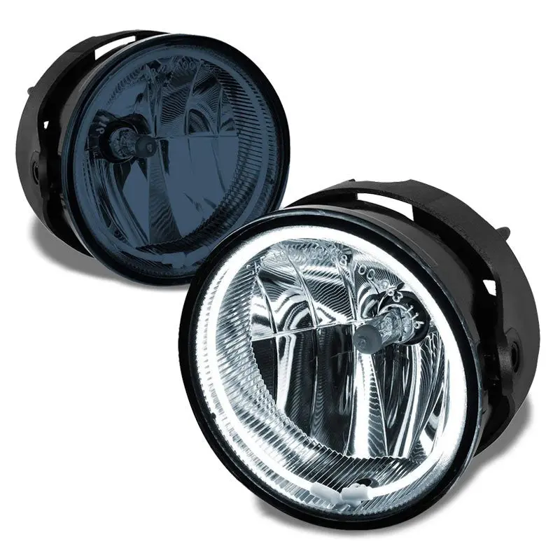 Front Bumper Driving Fog Light Lamp+Halo Ring Ccfl+Bulbs Smoke For 08-11 Ranger 1