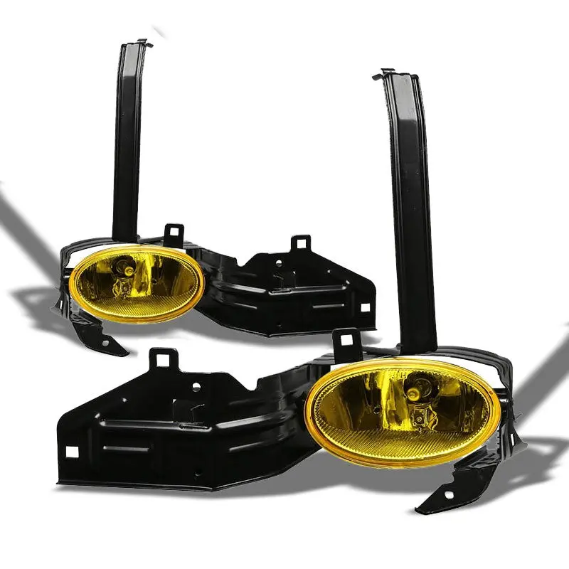 Amber Lens Housing Driving/Bumper Fog Light For Honda 08-10 Accord Coupe Cs1 1