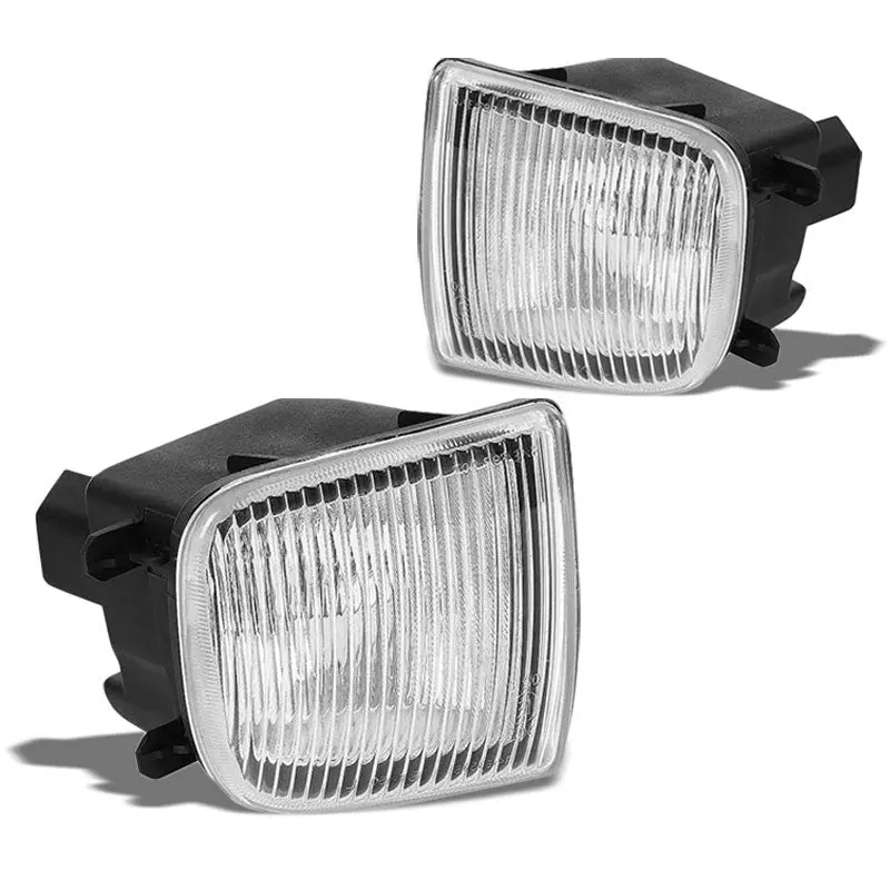 Front Bumper Driving Fog Light Lamp+H3 Bulbs Clear Lens For 99-04 Pathfinder R50 1