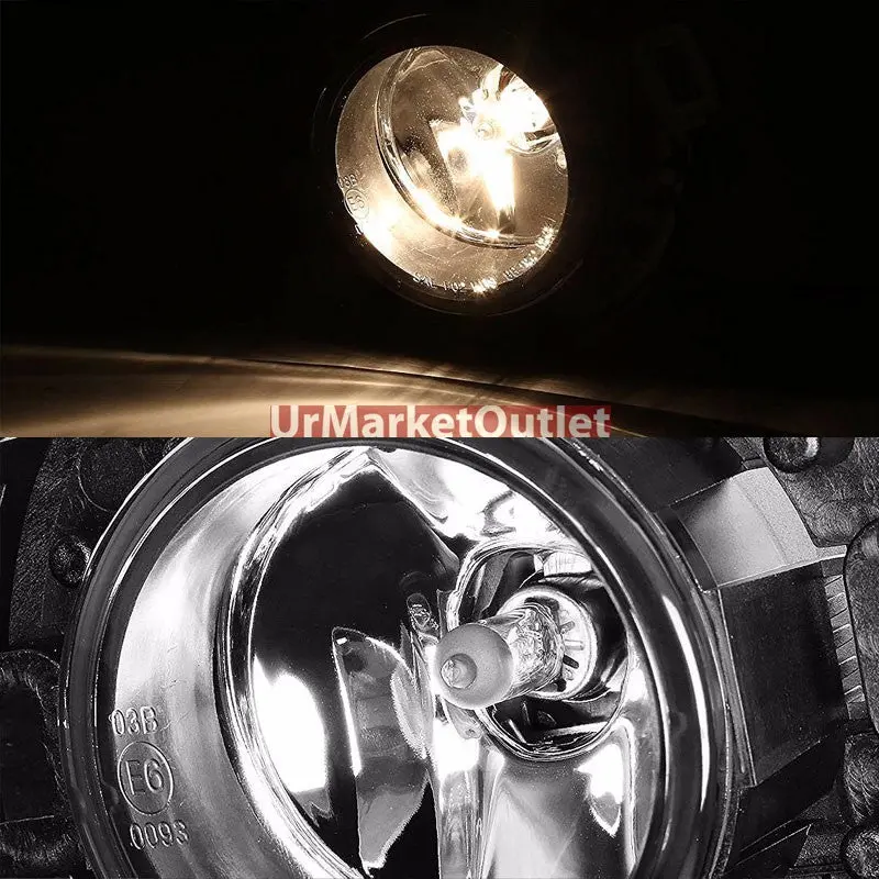Clear Lens Chrome Housing Fog Light/Lamp For Nissan 08-15 Frontier 05-15 Xterra 1