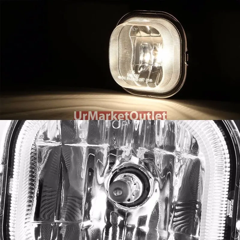 Clear Lens Chrome Housing Front Bumper Fog Light/Lamp Kit For Ford 06-07 Ranger 1