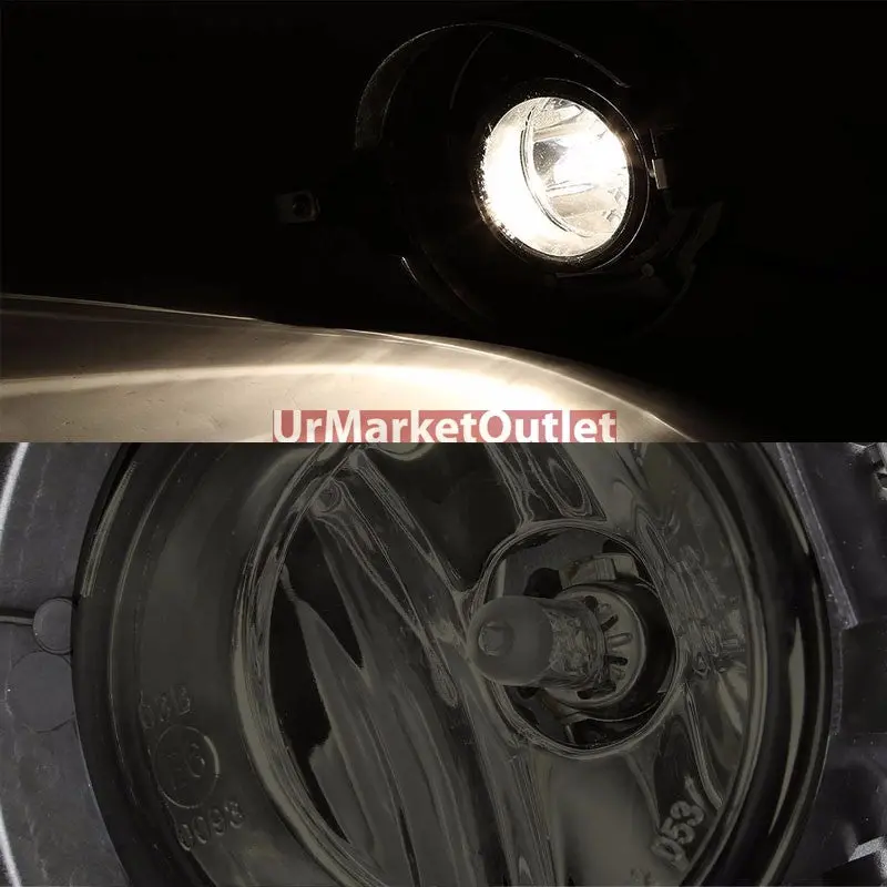 Smoke Lens Chrome Housing Bumper Fog Light/Lamp For Nissan 2005 - 2015 Frontier 1