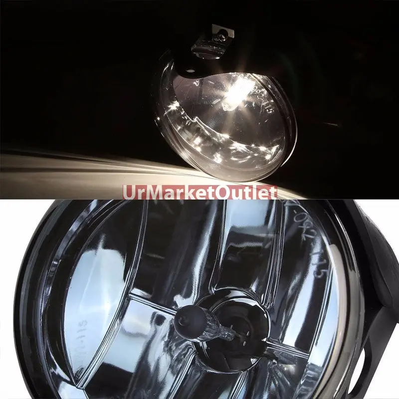 Smoke Lens Chrome Housing Fog Light/Lamp Kit For Chrysler 01-06 Sebring/Stratus 1