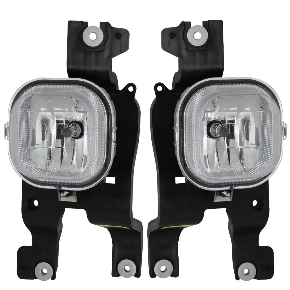 Front Bumper Replace Left/Right Halogen Fog Light H10 Bulb For 08-10 F-450 Sd 1