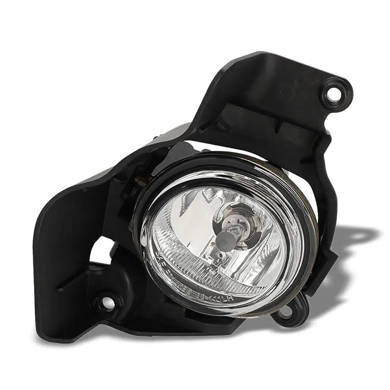 Front Left Side Fog Light Lamp Chrome/Clear For 11-14 Mazda 2 1.5L Dohc 1