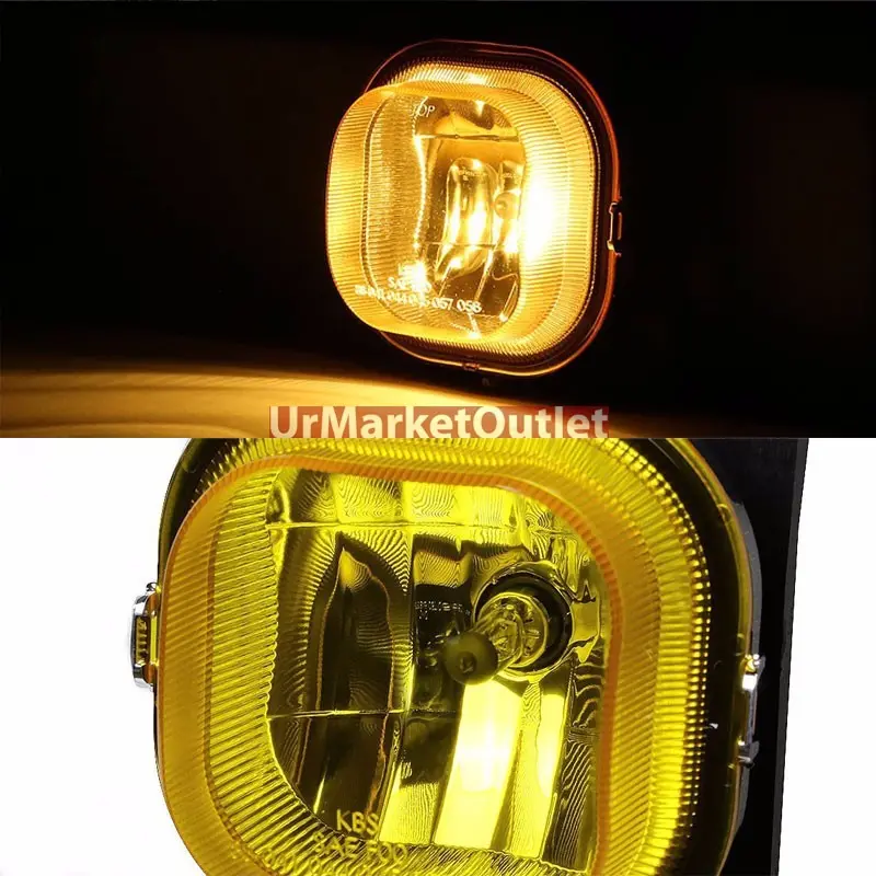 Amber Lens Chrome Housing Fog Light/Lamp For 05-07 F250/350/450/550 Superduty 1