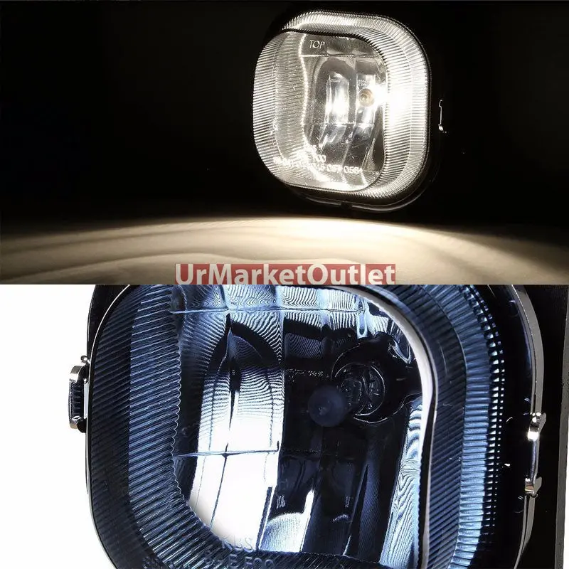 Smoke Lens Chrome Housing Fog Light/Lamp For 05-07 F250/350/450/550 Superduty 1