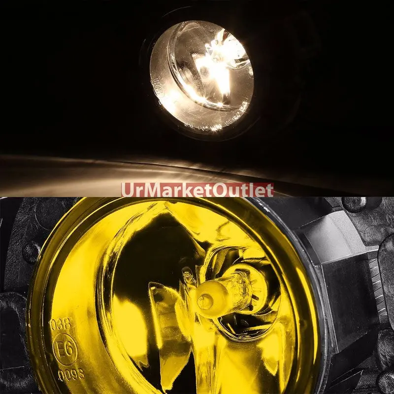 Amber Lens Chrome Housing Fog Light/Lamp Kit For Nissan 08-15 Frontier/Xterra 1