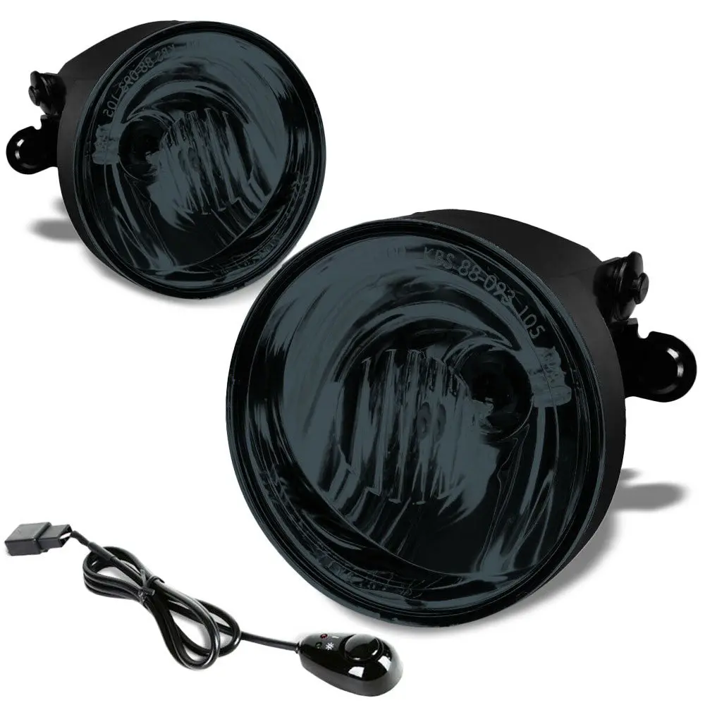 Smoke Lens Oe Bumper Reflector Fog Light Lamp Kit For 00-05 Pontiac Sunfire 1