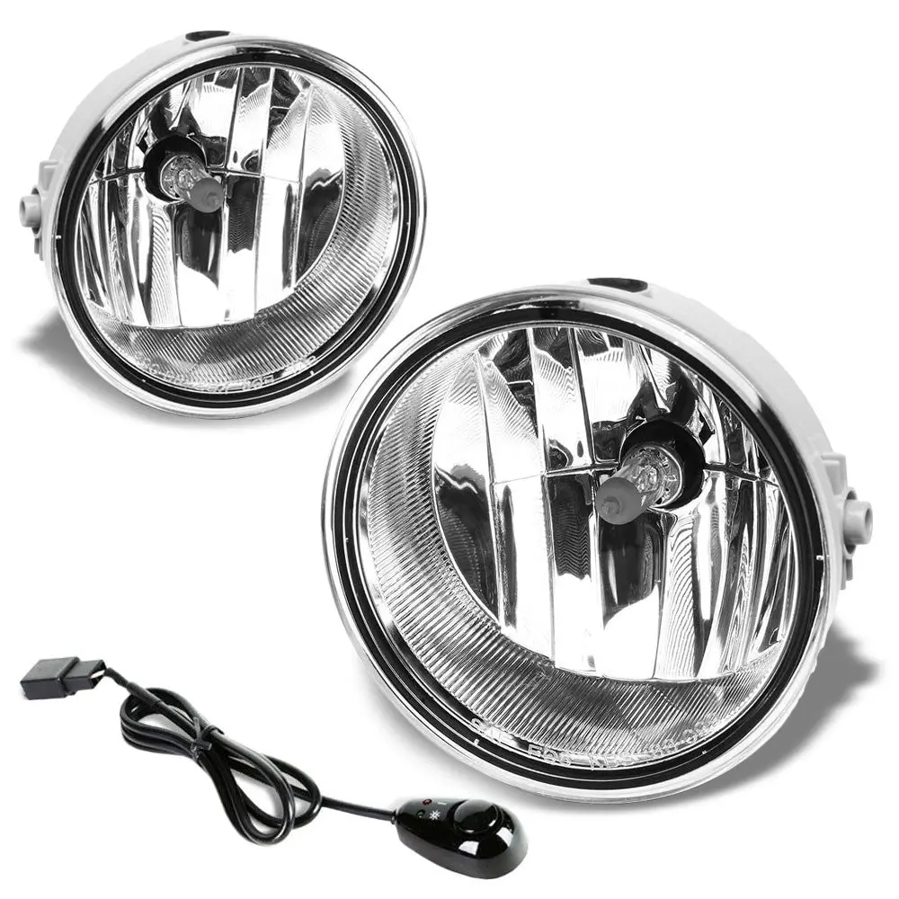 Clear Lens Oe Bumper Reflector Fog Light Replacement Kit For 06-10 Ford F-150 1