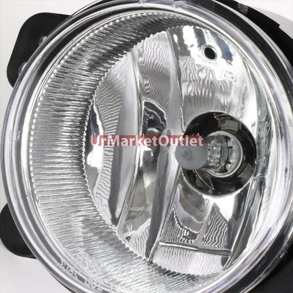 Clear Lens Oe Front Bumper Fog Light Lamp+Bulb+Switch For Jeep 07-18 Wrangler 1