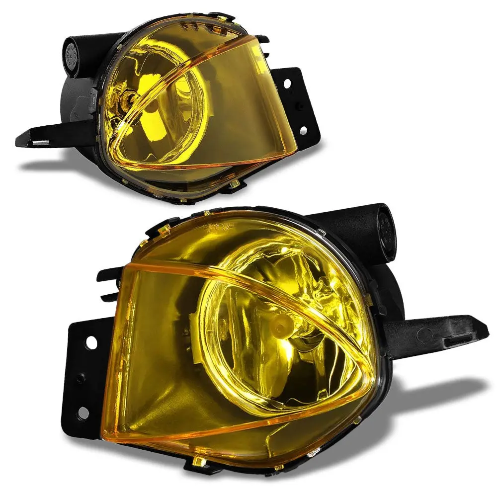Front Bumper Amber Lens Fog Light Lamp+Bulbs For 07-08 Bmw 328I 328Xi 1