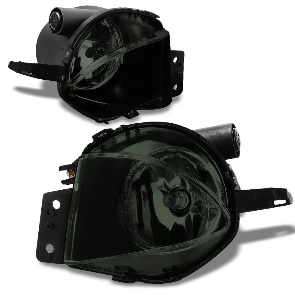 Front Bumper Smoke Lens Fog Light Lamp+Bulbs For 07-08 Bmw 328I 328Xi 1