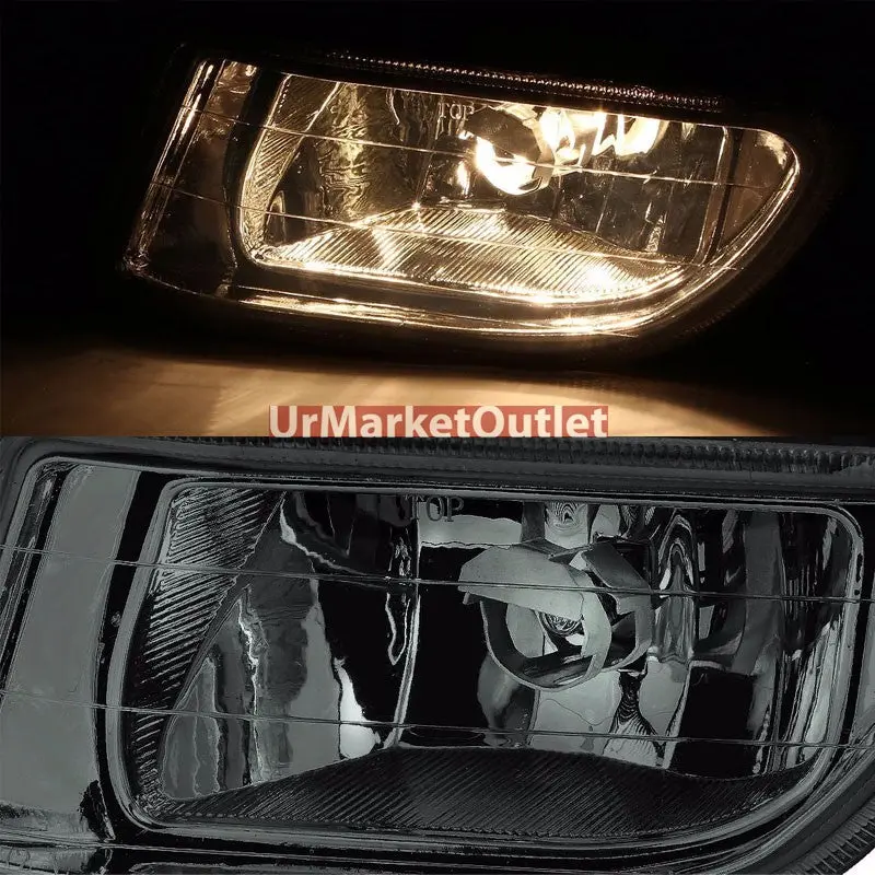 Smoke Lens Chrome Housing Front Bumper Fog Light/Lamp For Honda 99-04 Odyssey 1
