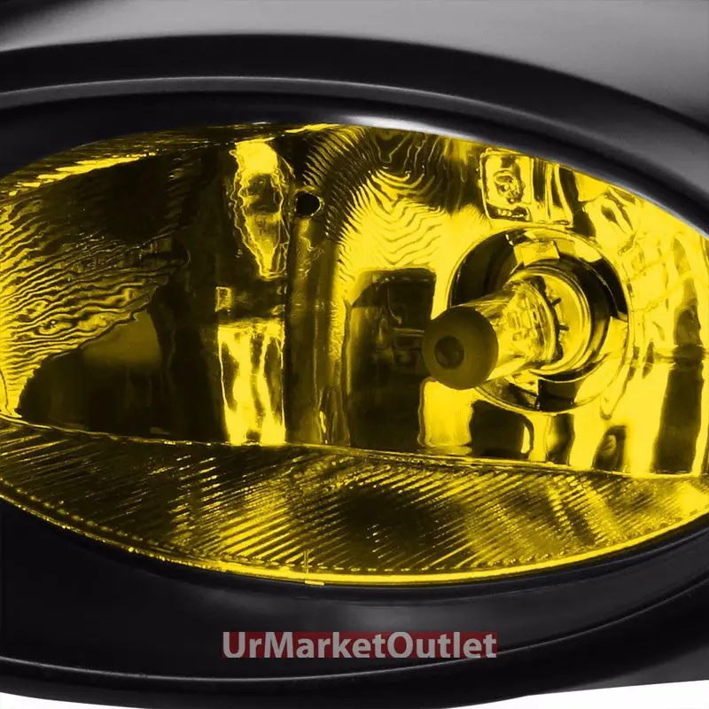 Amber Len Bumper Fog Light Lamp W/Bezel +Switch For 09-11 Civic 2Dr Fg1/2 2
