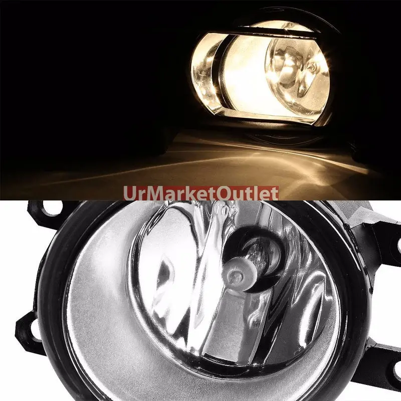 Clear Lens Chrome Housing Front Bumper Fog Light/Lamp For Toyota 07-09 Camry 1