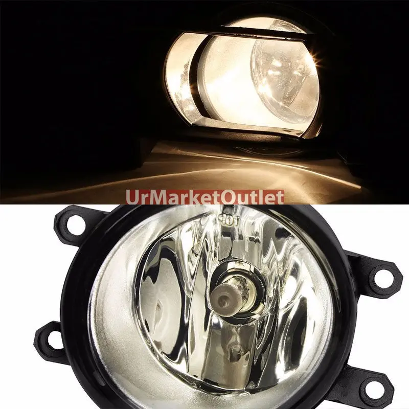 Smoke Lens Chrome Housing Front Bumper Fog Light/Lamp For Toyota 07-09 Camry 1