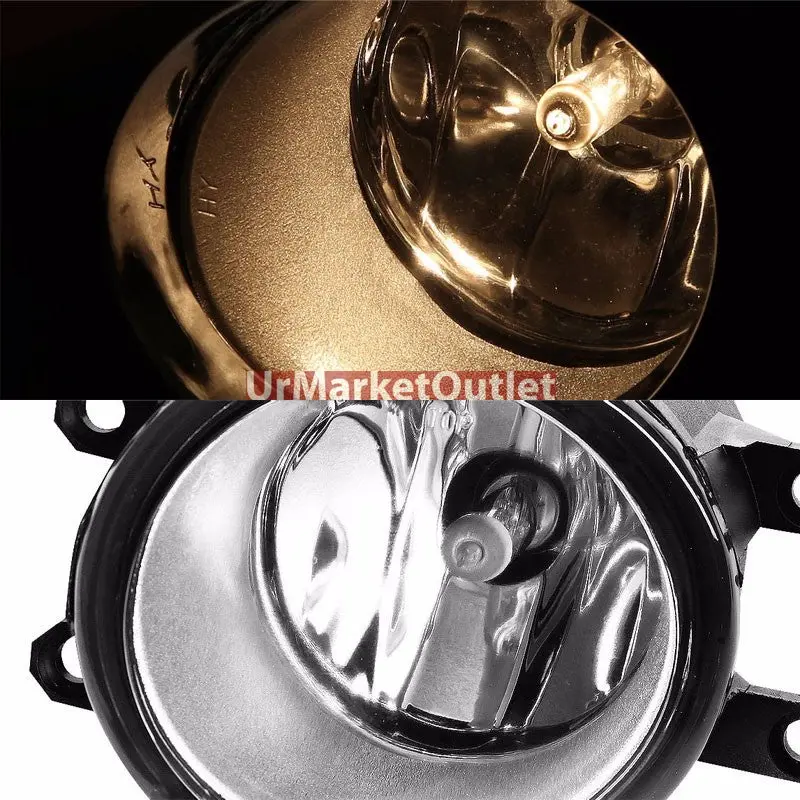 Clear Lens Chrome Housing Front Bumper Fog Light/Lamp For Toyota 11-13 Corolla 1