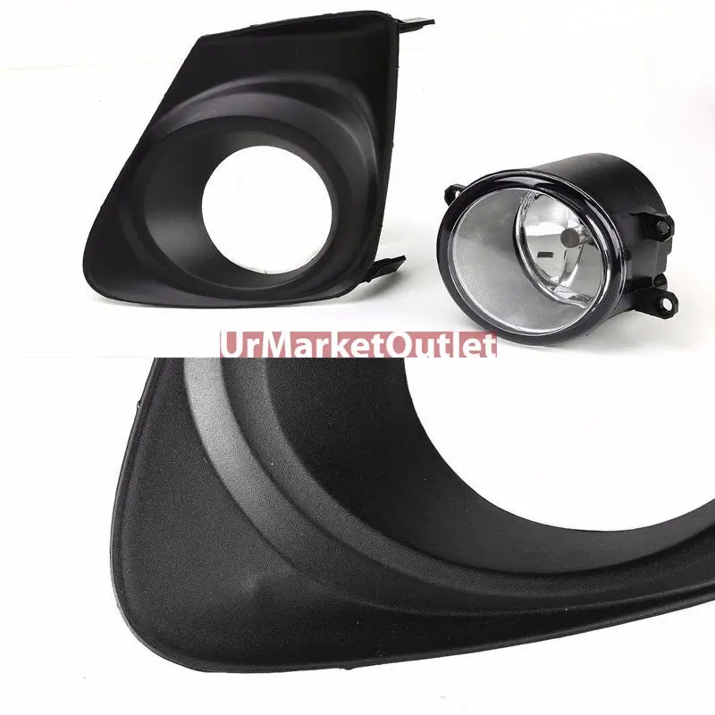 Clear Lens Chrome Housing Front Bumper Fog Light/Lamp For Toyota 11-13 Corolla 2
