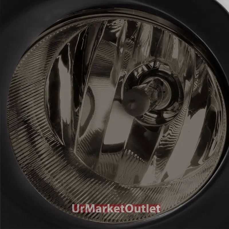 Smoke Lens Oe Front Fog Light Lamp W/Bezel +Switch For 14-16 Corolla E170 1