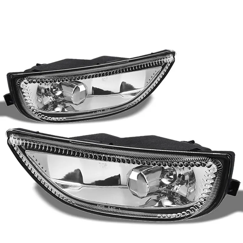 Clear Lens Oe Front Bumper Fog Light Lamp+Bulb For Toyota 01-02 Corolla E120 1
