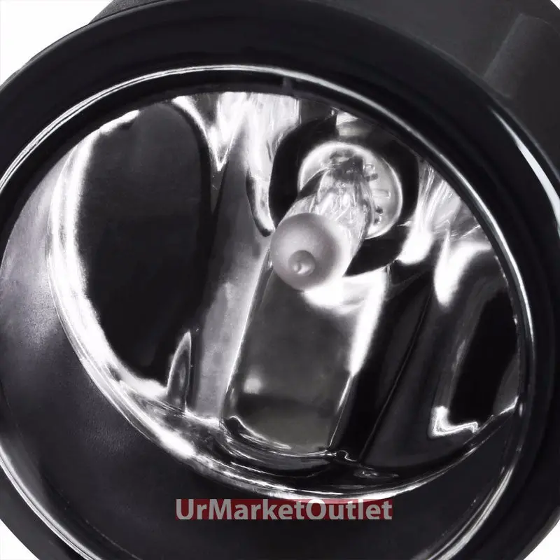 Clear Lens Replacement Bumper Round Fog Light Lamp For 06+ Nissan/Infiniti 1