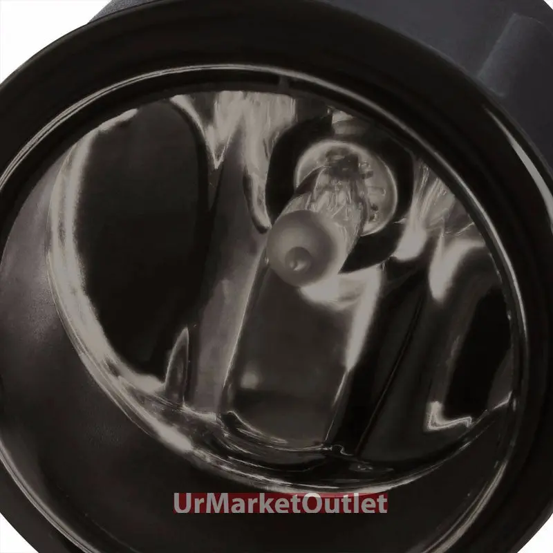 Smoke Lens Replacement Bumper Round Fog Light Lamp For 06+ Nissan/Infiniti 1