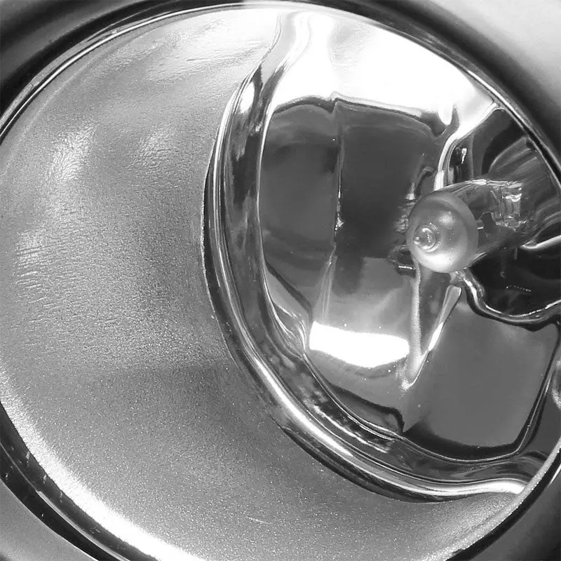 Front Bumper Replace Fog Light Lamp Chrome Bezel+Bulb Clear Len For 11-17 Sienna 2