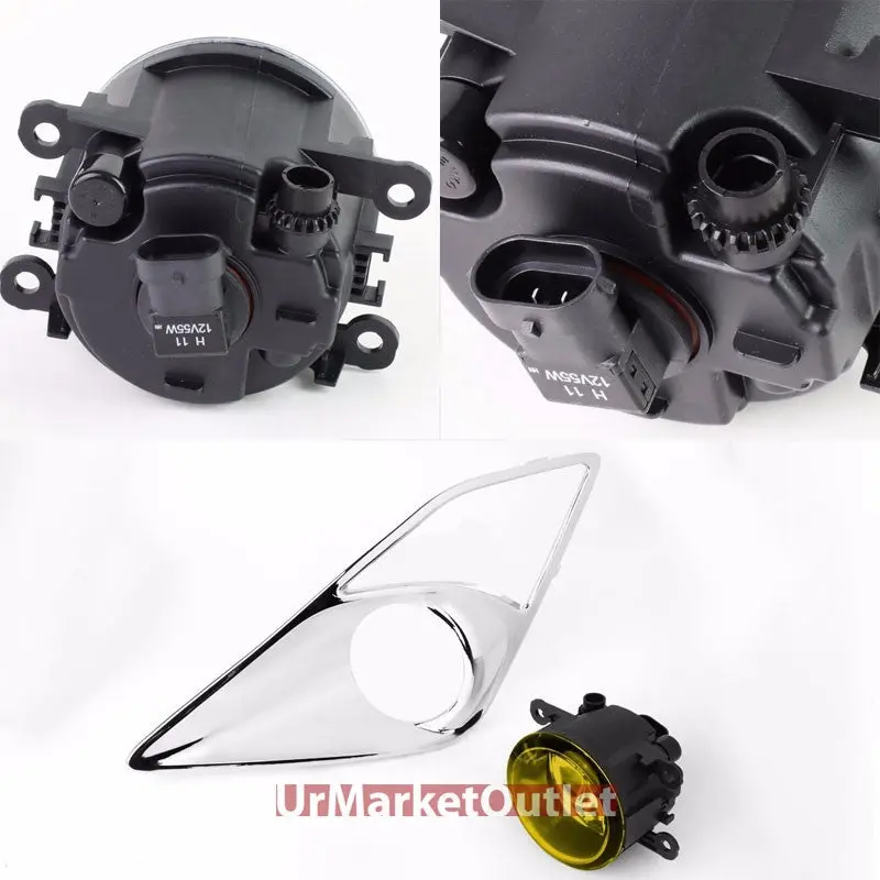 Amber Len Bumper Fog Light Lamp+Black Bezel +Switch For 13-16 Frs Gt86 Ft86 2