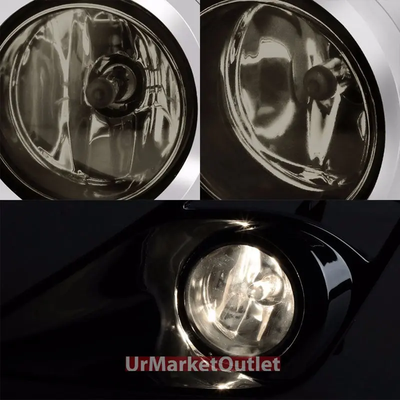 Smoke Lens Bumper Fog Light Lamp Black Bezel +Switch For 13-16 Frs Gt86 Ft86 1