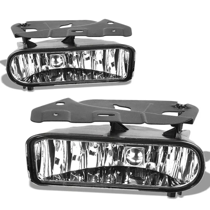 Front Bumper Driving Fog Light Lamp Kit 899 Bulbs Clear Lens For 02-06 Escalade 1