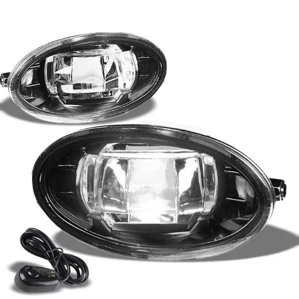 Clear Lens Led Front Bumper Fog Light Lamp+Switch For 09-13 Civic/08-11 Accord 1