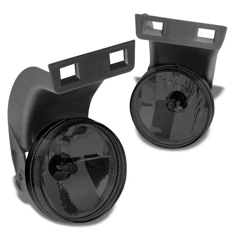 Front Bumper Drive Fog Light Lamp+Bulbs Smoke Lens For 94-98 Ram 1500 2500 3500 1