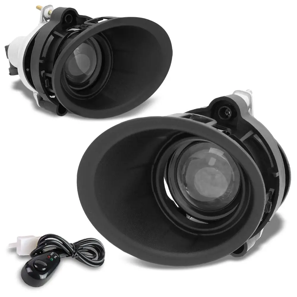 Clear Lens Reflector Bezel Cover Fog Light Kit For 14-15 Camaro Ls Lt 3.6L 1